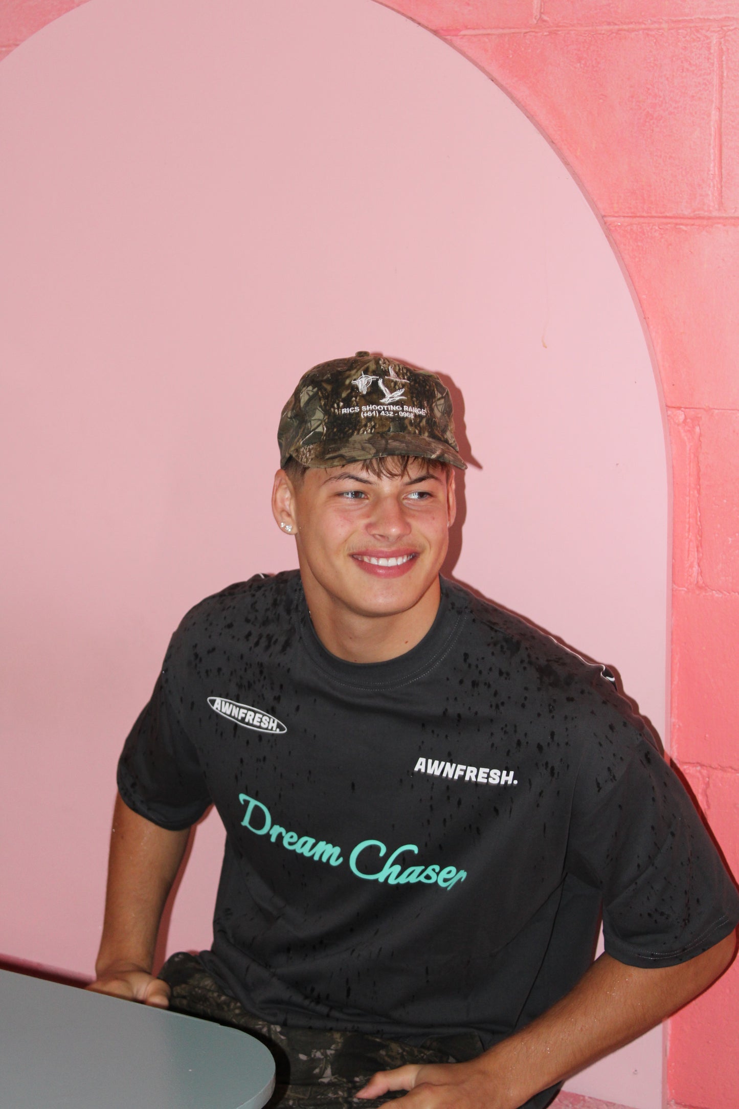 Turquoise Boxy Fit T-Shirt