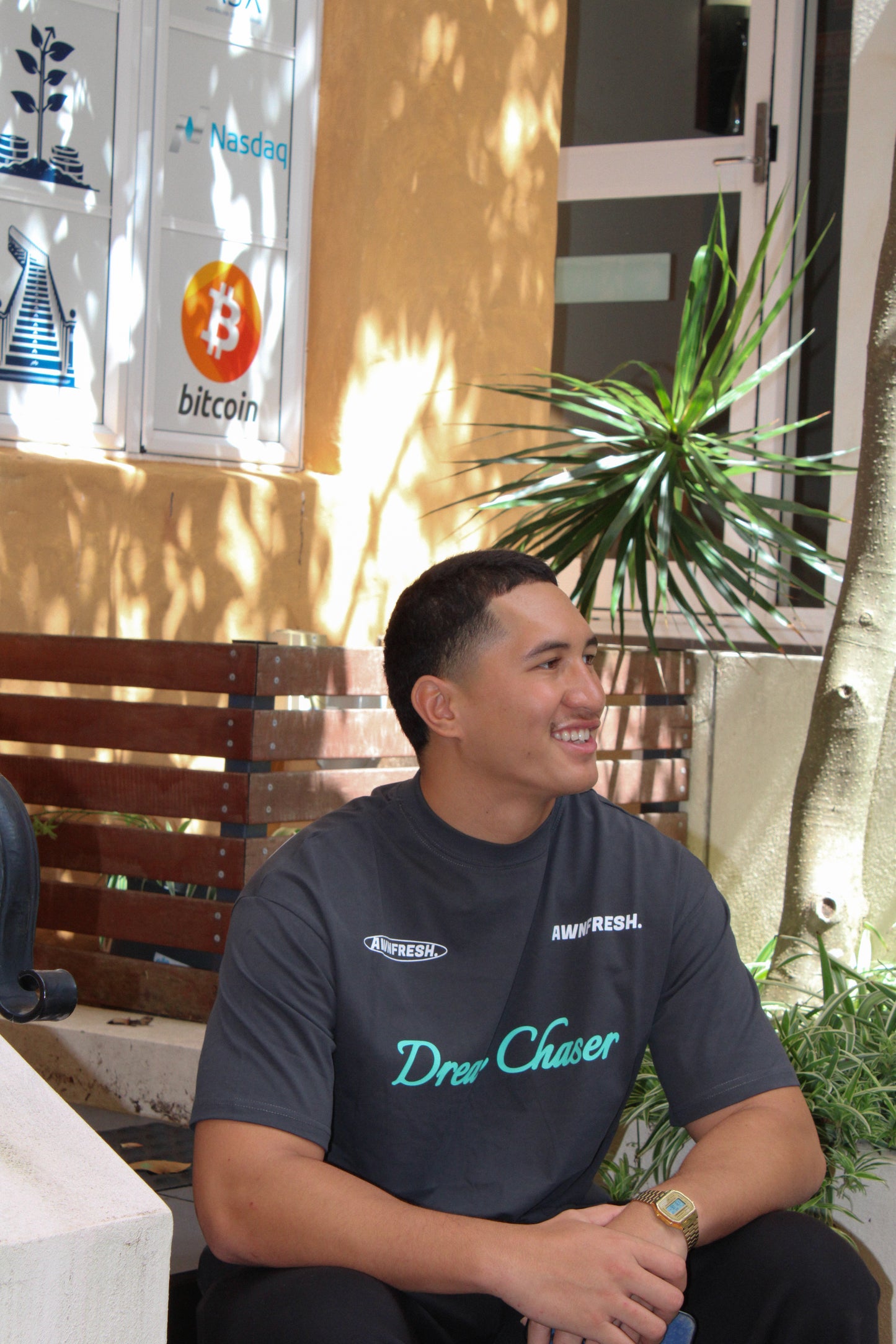 Turquoise Boxy Fit T-Shirt